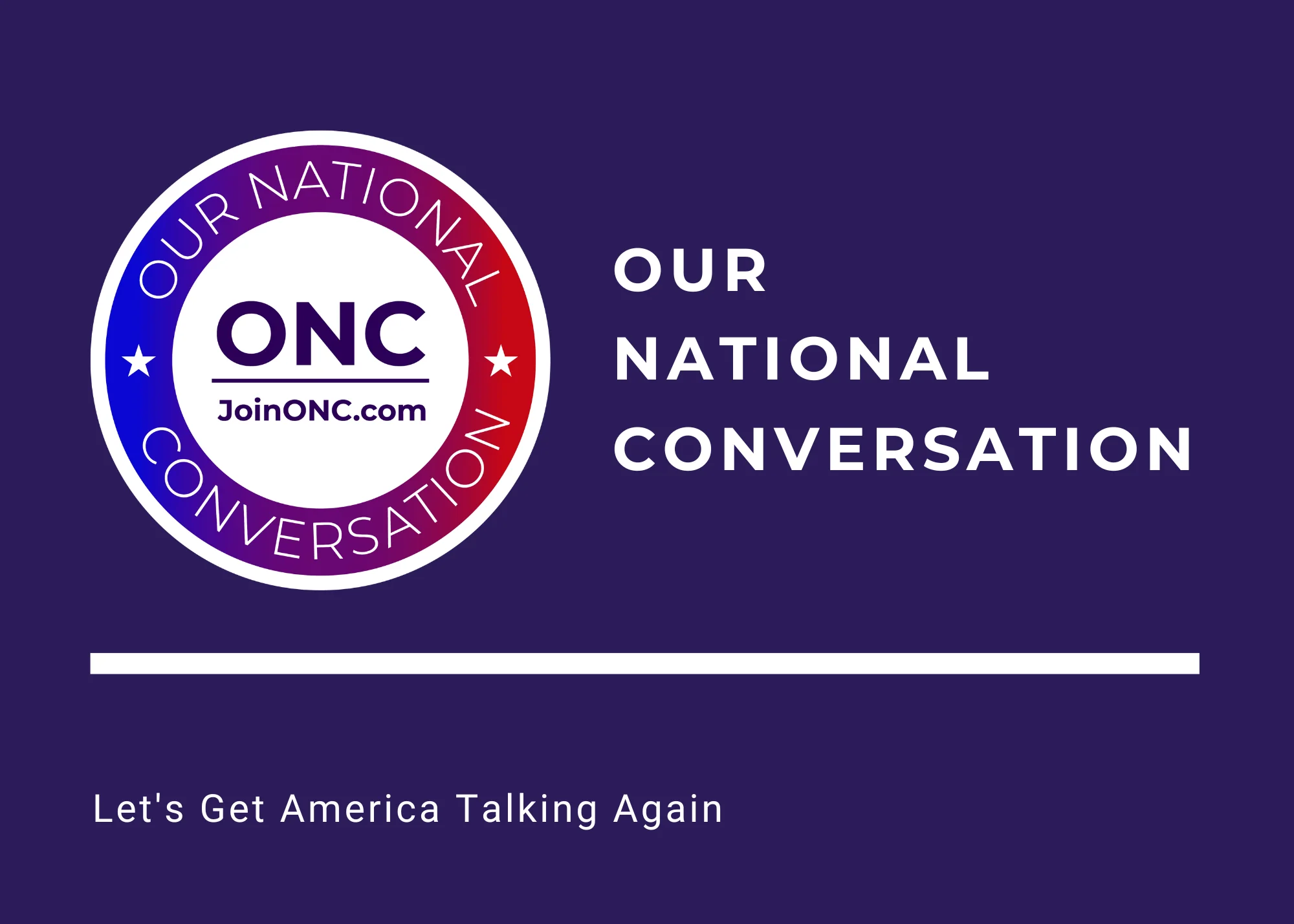 Our National Conversation
